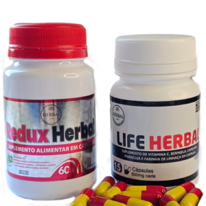 imagem dos dois frascos do life herbal rafa campos 180